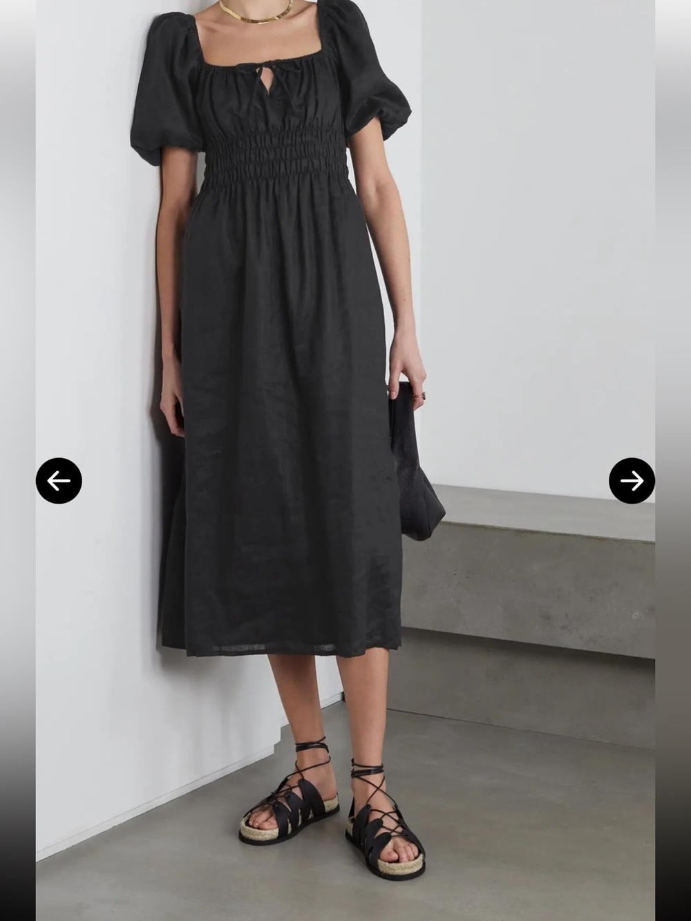Faithfull the Brand Maurelle Midi Dress